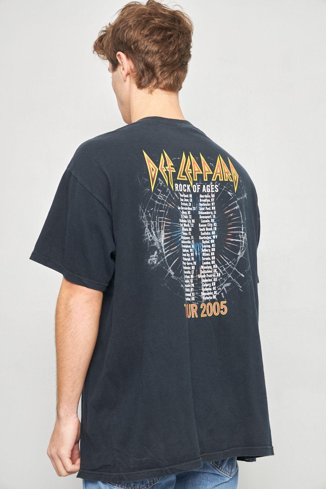 Polera casual reciclado negro anvil talla 2XL  -2