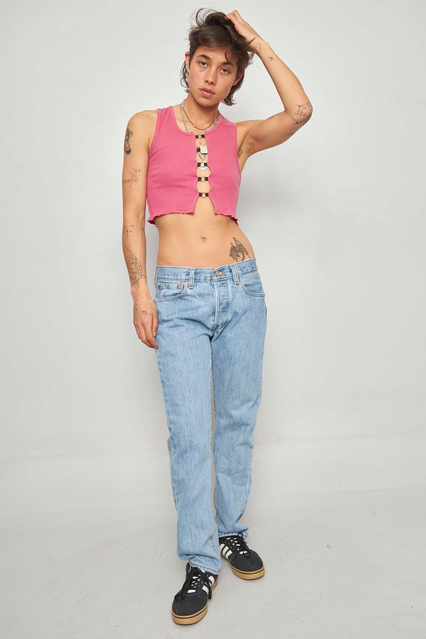 Polera casual reciclado ciruela lovemade talla S  -3