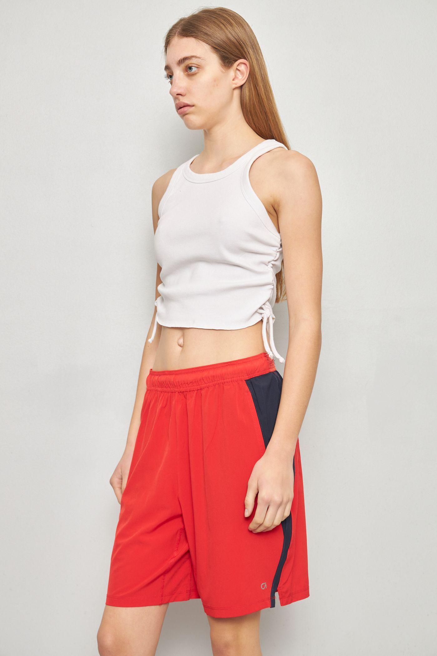 Shorts casual reciclado rojo gap fit talla M -1