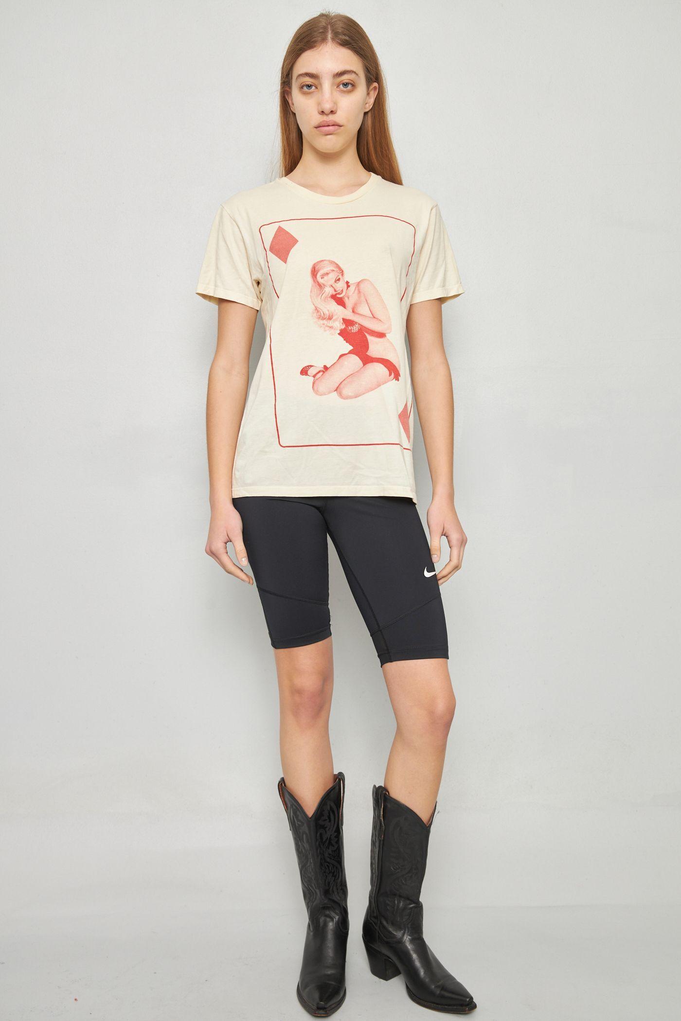 Polera casual reciclado crema krate 101 talla S -3