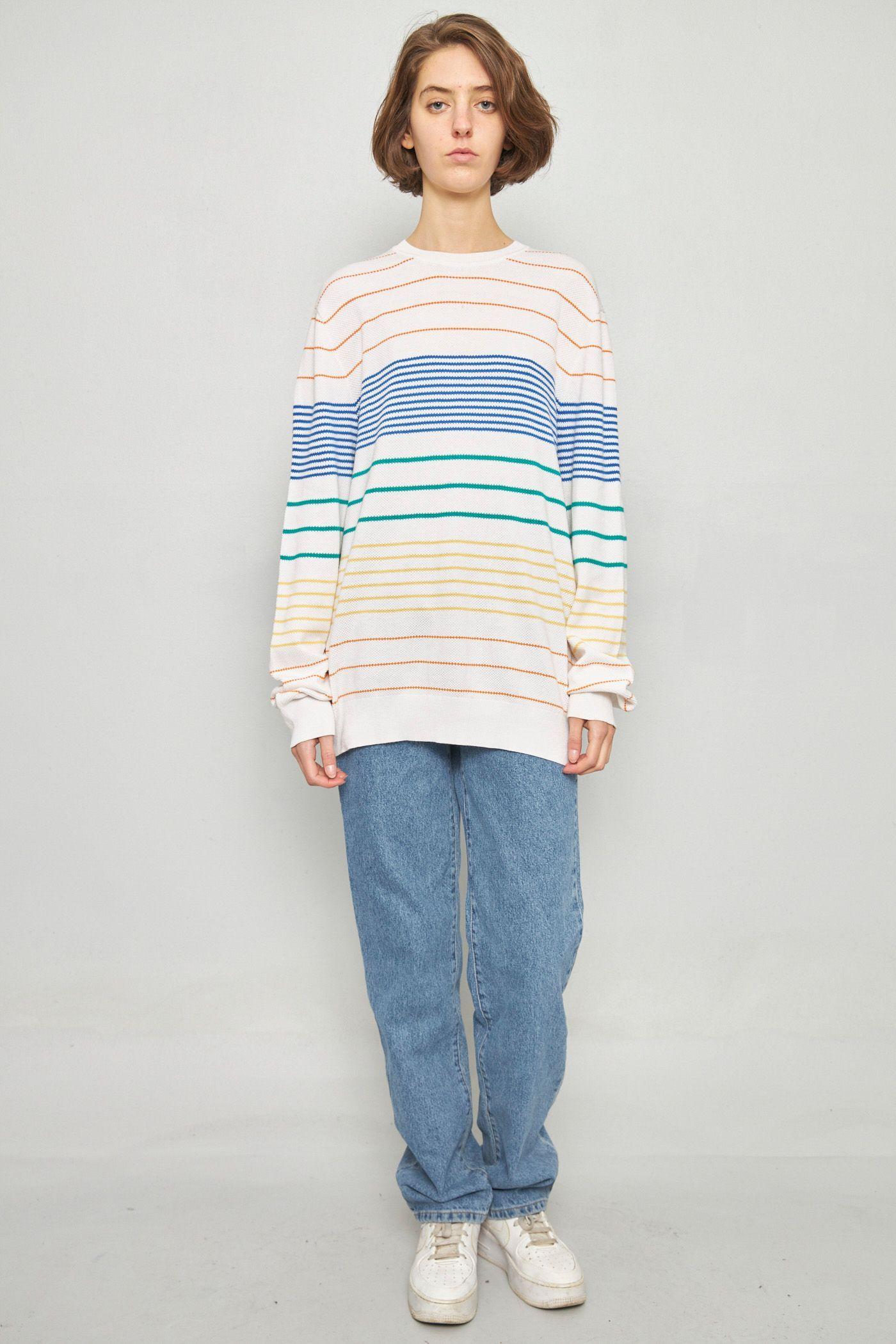 Sweater casual reciclado multicolor brook brothers talla L -3