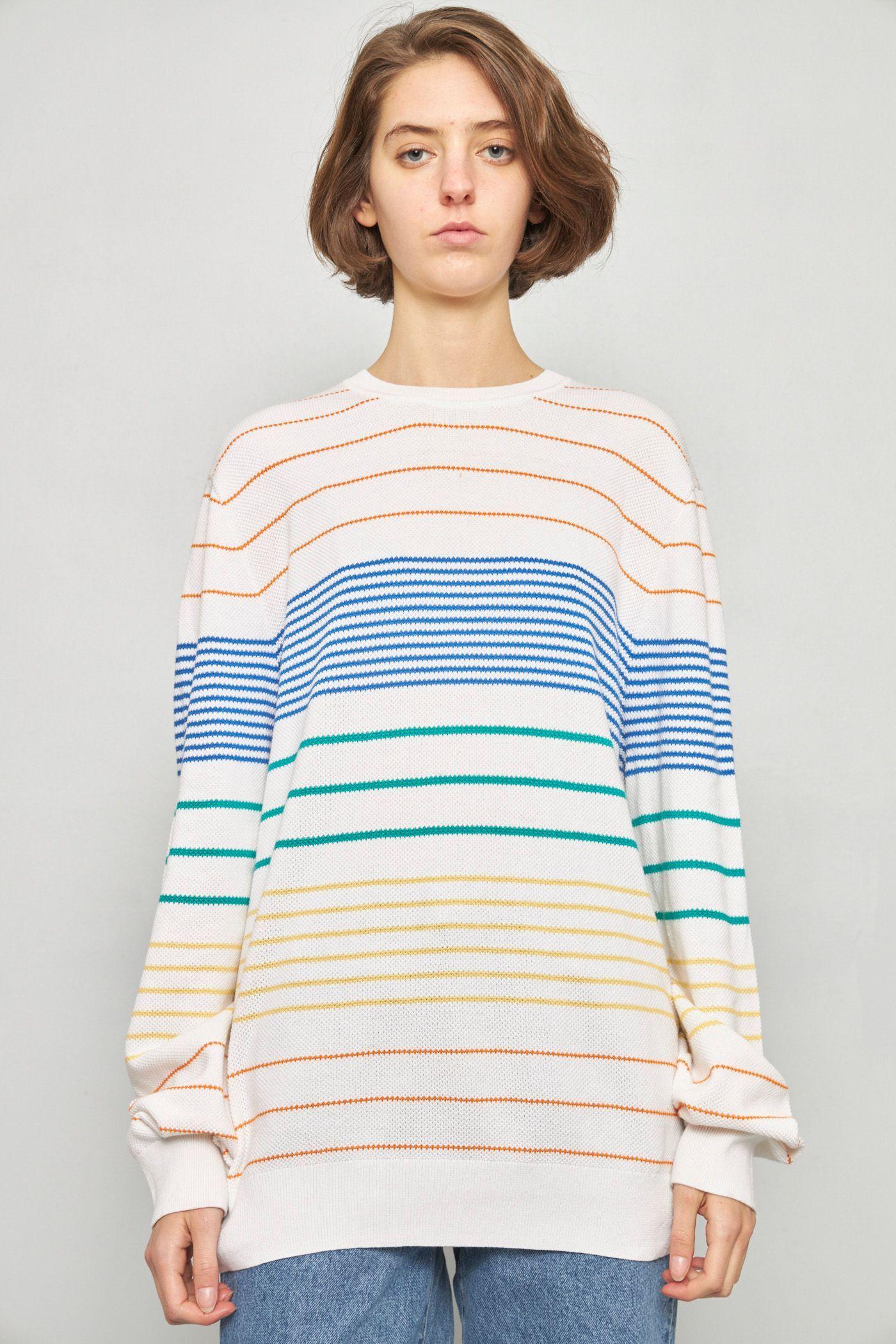 Sweater casual reciclado multicolor brook brothers talla L -0