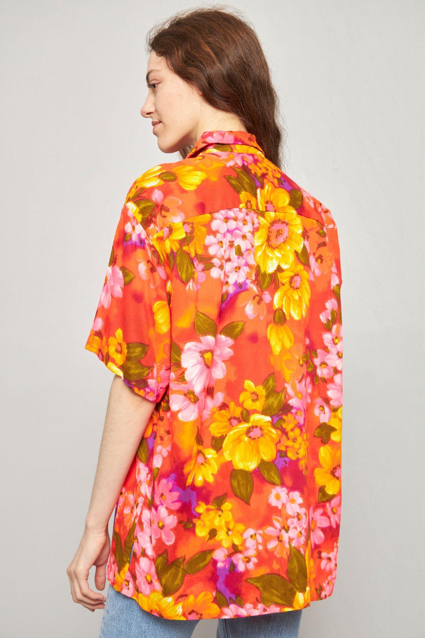 Blusa casual reciclado multicolor waltah clarkes talla M -2