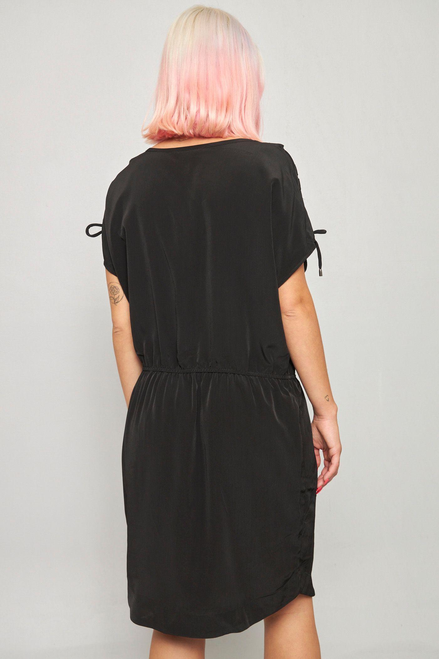 Vestido casual reciclado negro bcbgeneration talla L  -2