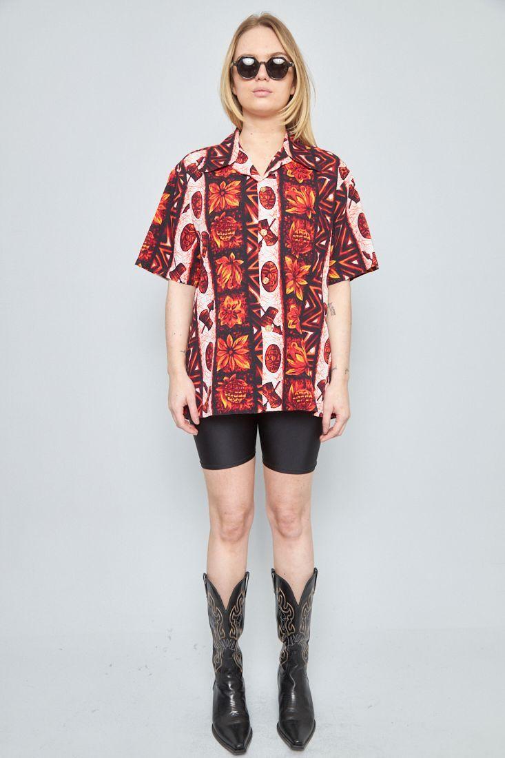 Blusa casual reciclado multicolor ui maikai XL-3