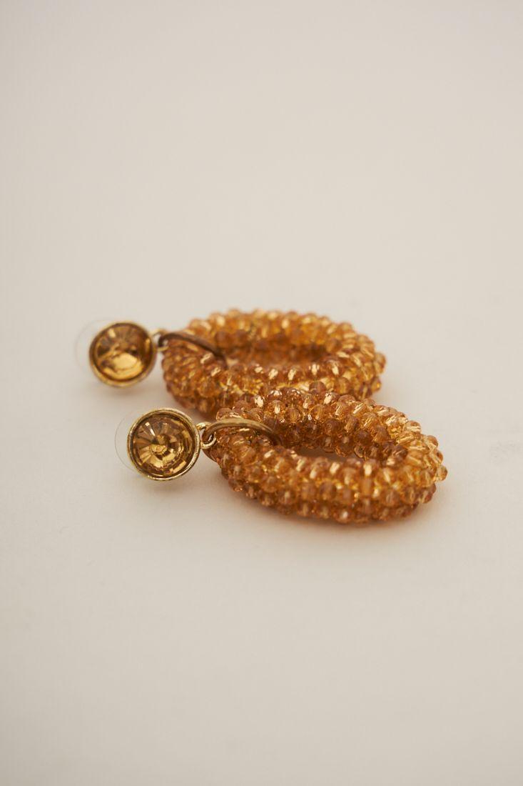 Aro vintage reciclado dorado nostalgic talla S  -3