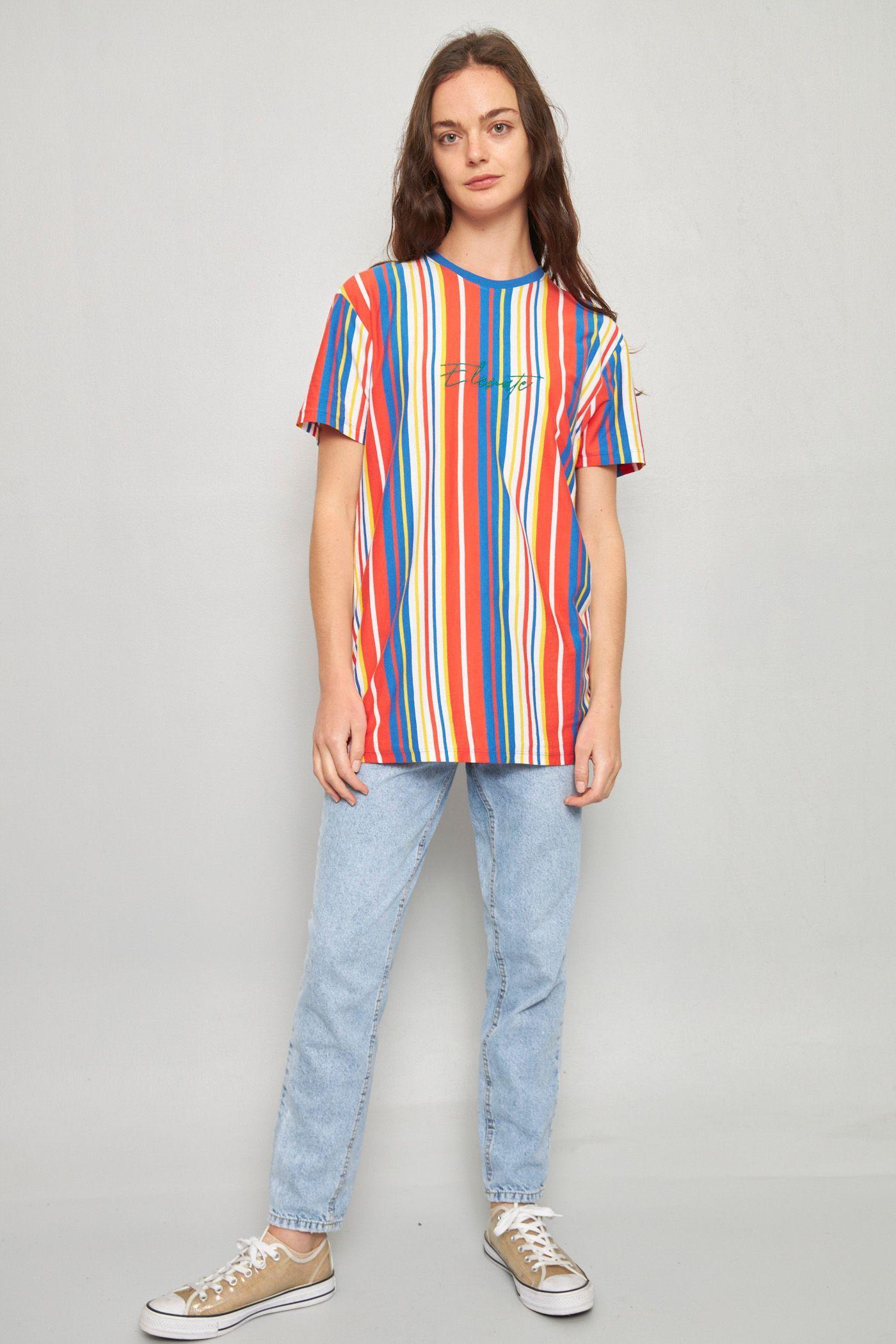 Polera casual reciclado multicolor voz populi talla M -3