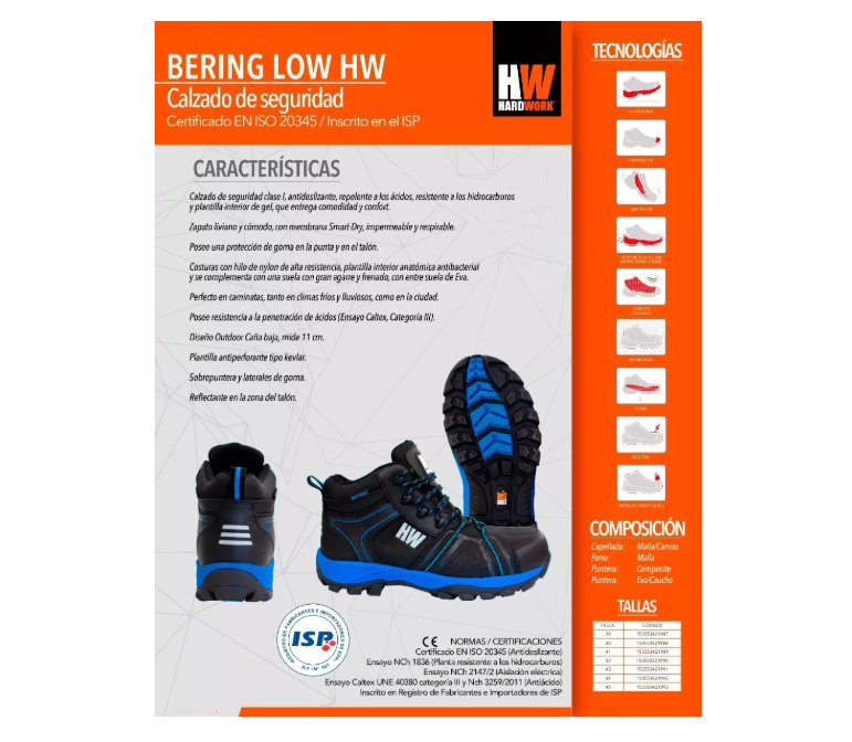 Botín Outdoor Bering Low HW-5