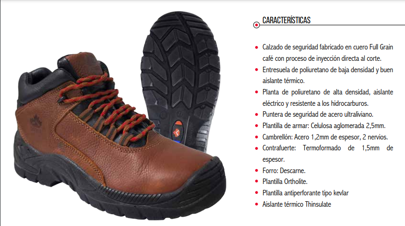 Calzado De Seguridad Anticlavo Quebec 500-5