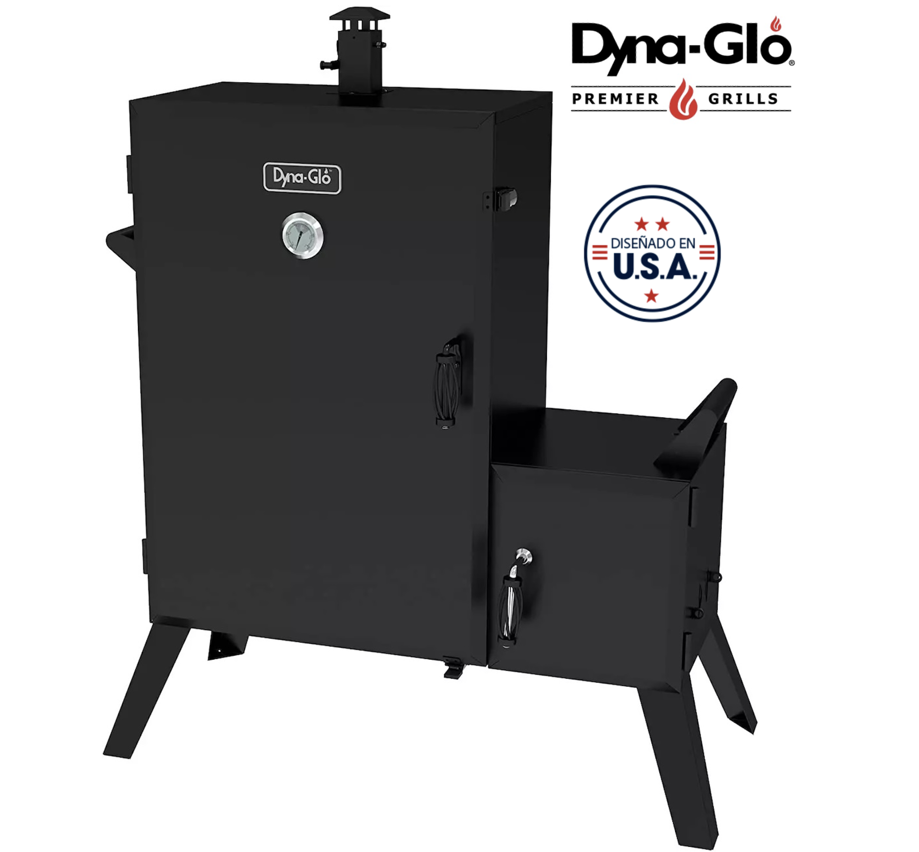 Ahumador Vertical con Offset de Acero-9