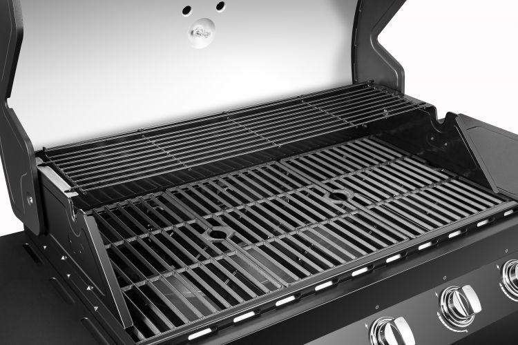 Parrilla a Gas 5 Quemadores + Lateral Black Premier DynaGlo-2