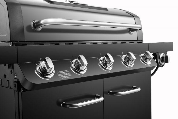 Parrilla a Gas 5 Quemadores + Lateral Black Premier DynaGlo-3