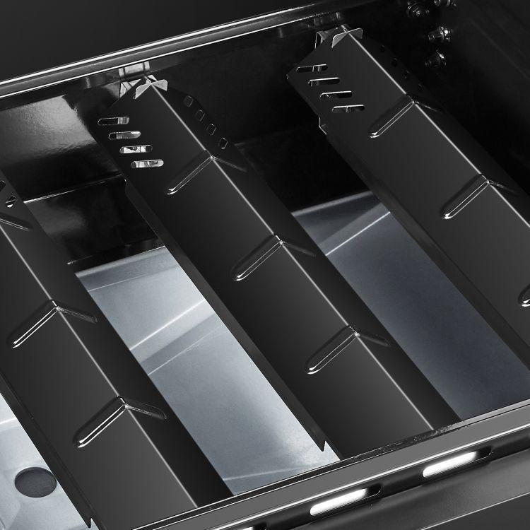 Parrilla a Gas 5 Quemadores + Lateral Black Premier DynaGlo-4