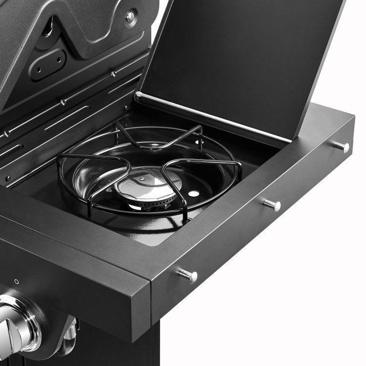 Parrilla a Gas 5 Quemadores + Lateral Black Premier DynaGlo-6