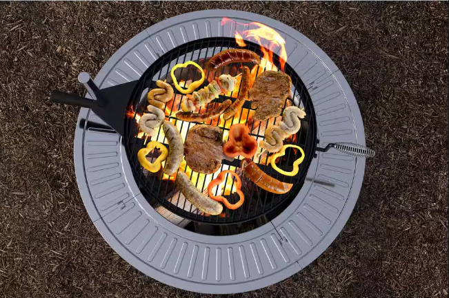 Brasero y Parrilla Smokeless Acero HotShot DynaGlo-6