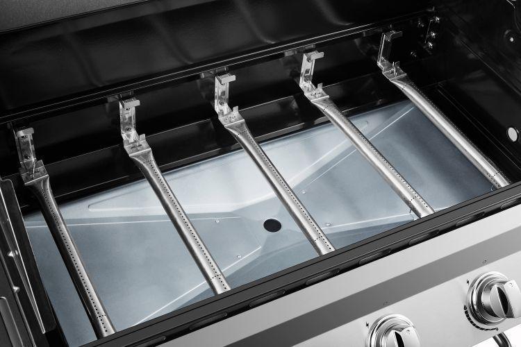 Parrilla a Gas 5 Quemadores Quemador Lateral Acero Inoxidable Premier DynaGlo-2