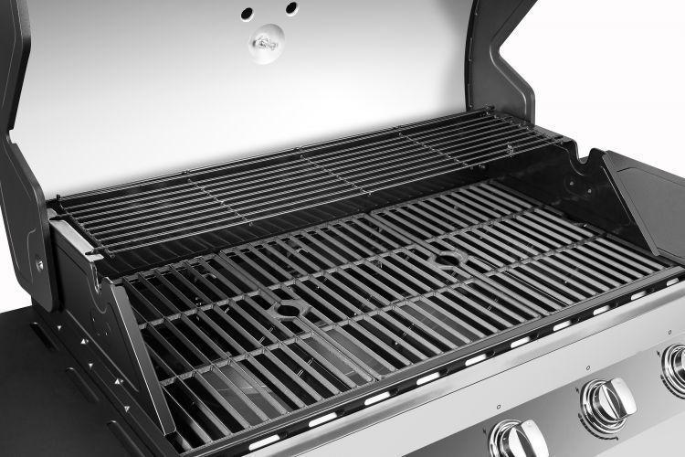 Parrilla a Gas 5 Quemadores Quemador Lateral Acero Inoxidable Premier DynaGlo-4