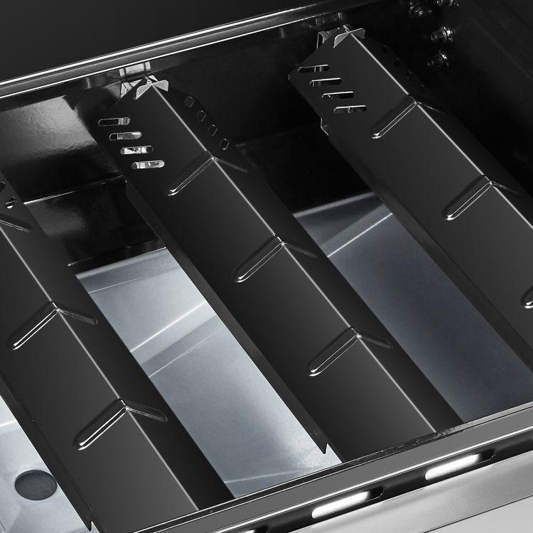 Parrilla a Gas 3 Quemadores Acero Inoxidable Premier Dyna-Glo-6