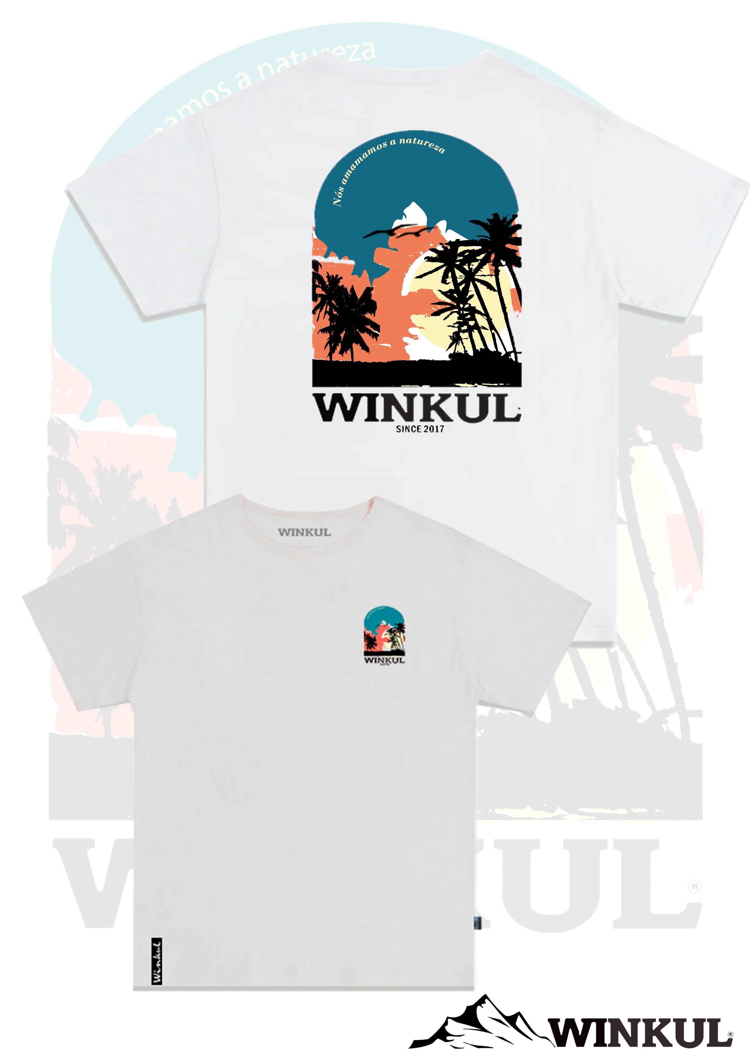 Polera  manga corta "Sunset Tropic" - WINKUL-2