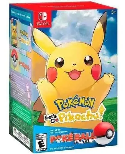Pokemon Let's Go, Pikachu + Poke Ball - Switch Físico - Sniper-0