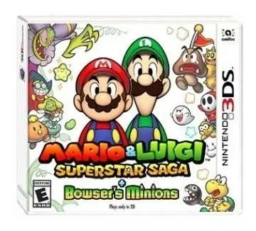 Mario & Luigi Superstar Saga + Bowsers Minions - 3ds Físico - Sniper-0