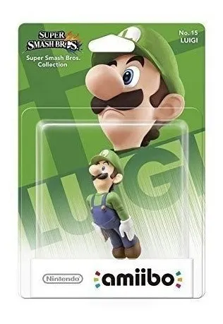 Figura Amiibo Luigi - Colección Super Smash Bros - Sniper-0