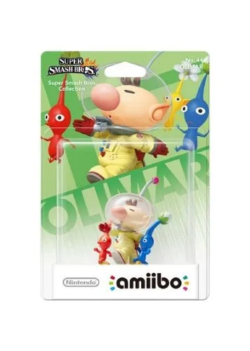 Figura Amiibo Olimar - Colección Super Smash Bros - Sniper-0