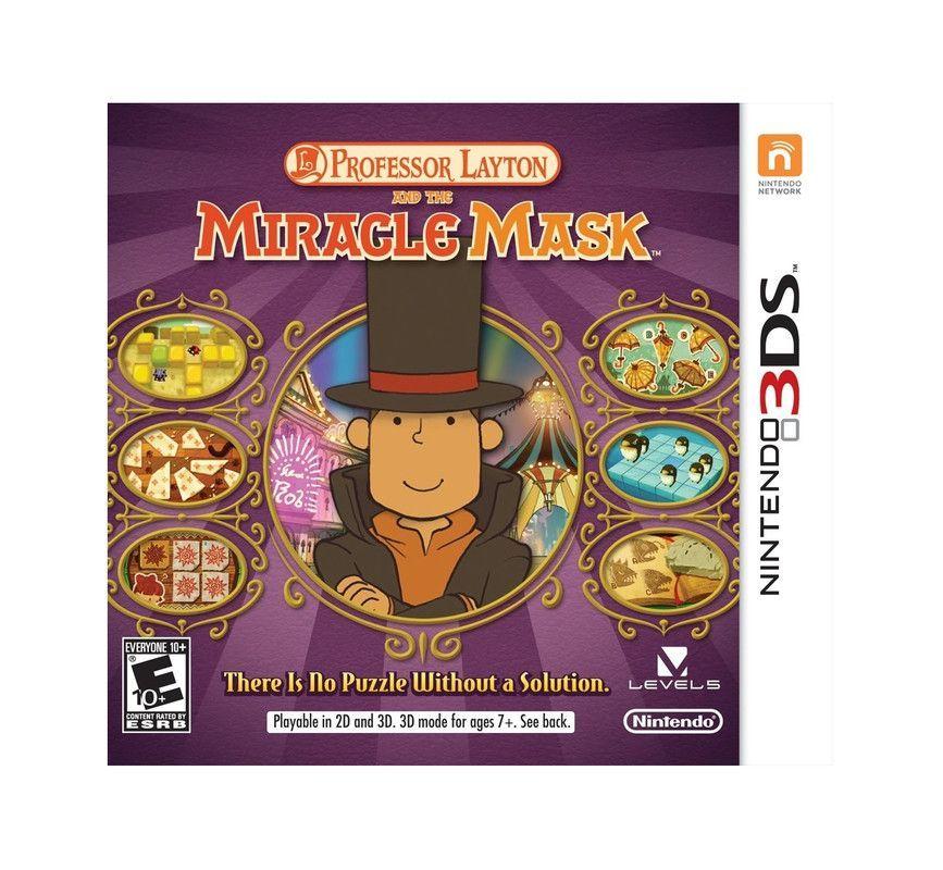 Professor Layton and The Miracle Mask - 3DS Físico - Sniper-0