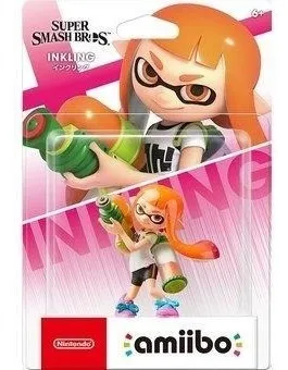 Figura Amiibo Inkling - Colección Super Smash Bros - Sniper-0