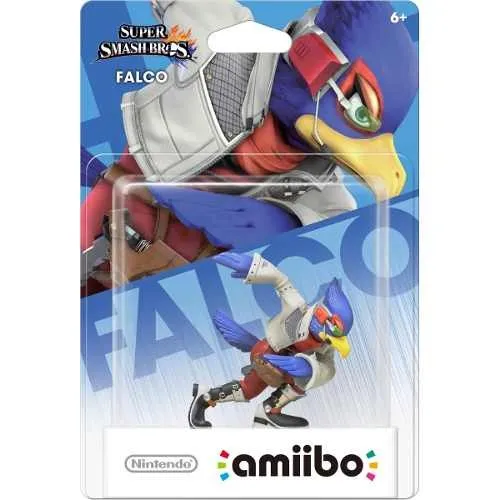 Figura Amiibo Falco - Colección Super Smash Bros - Sniper-0