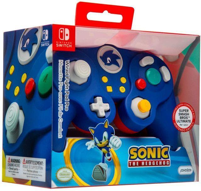 Control Wired PDP Fight Pad Pro Sonic Ed. - Switch - Sniper-0