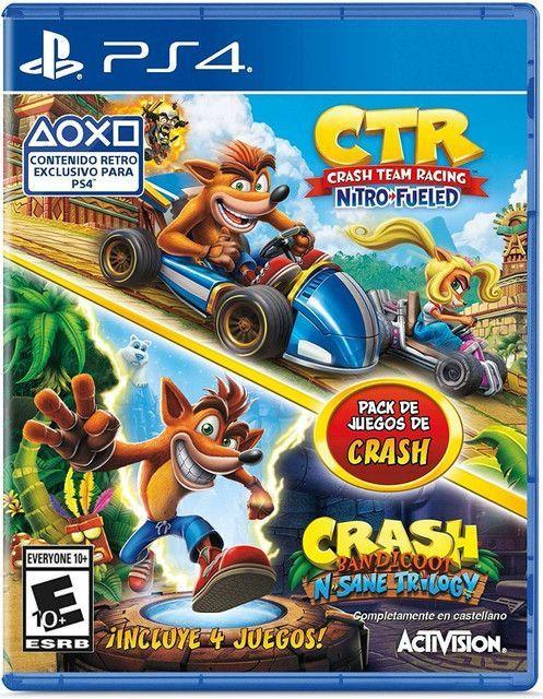 Ctr + Crash Bandicoot N. Sane Trilogy Bundle - Ps4 Físico - Sniper-0