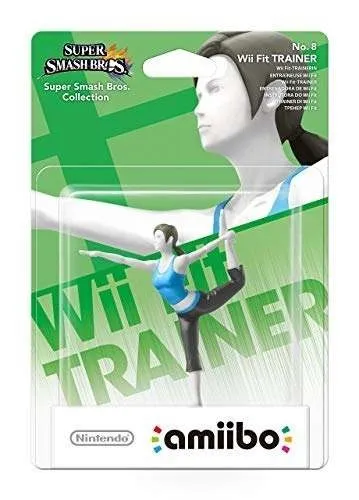 Figura Amiibo Entrenadora Wiifit - Colección Super Smash Bros - Sniper-0