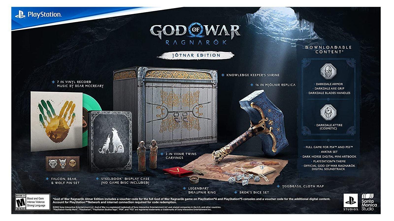 God of War Ragnarok Jotnar Ed. - Ps4 Ps5 Físico - Sniper-0