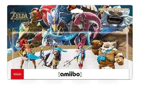 Figura Amiibo Daruk Mipha Revali Urbossa - Colección Zelda BOTW -  Sniper-0