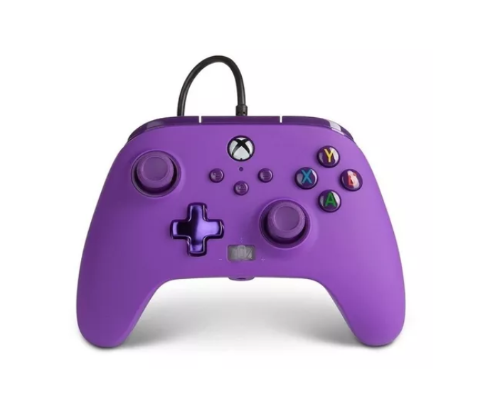 Control Powera Enhanced Wired - Purple - Xbox Sx|s - Sniper-0