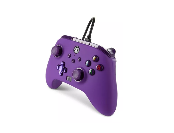 Control Powera Enhanced Wired - Purple - Xbox Sx|s - Sniper-2