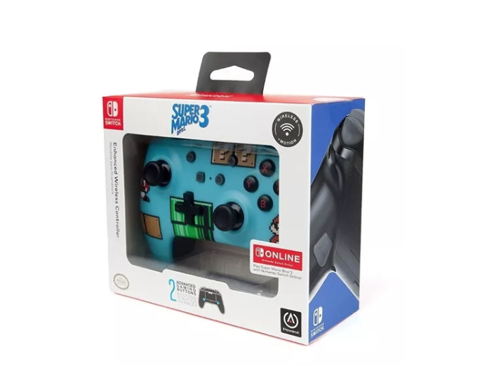 Control Enhanced Inalambrico Para Switch - Mario 3 - Sniper-0
