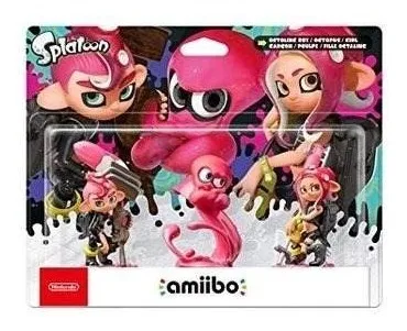 Figura Amiibo Octoling Boy/Octopus/Girl - Colección Splatoon - Sniper-0