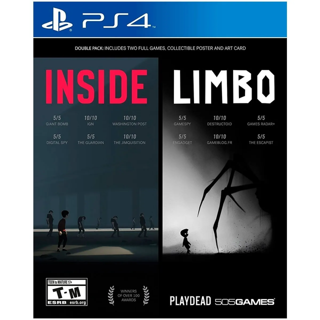 Inside & Limbo Double Pack - Ps4 Físico - Sniper-0