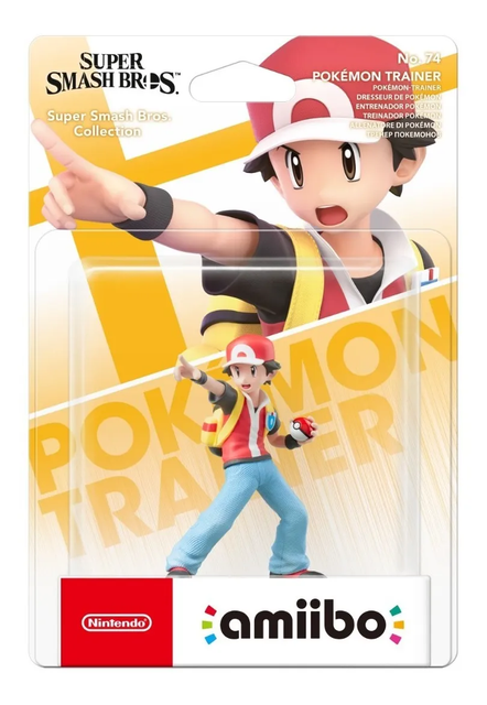 Figura Amiibo Entrenador Pokemon - Colección Super Smash Bros - Sniper-0