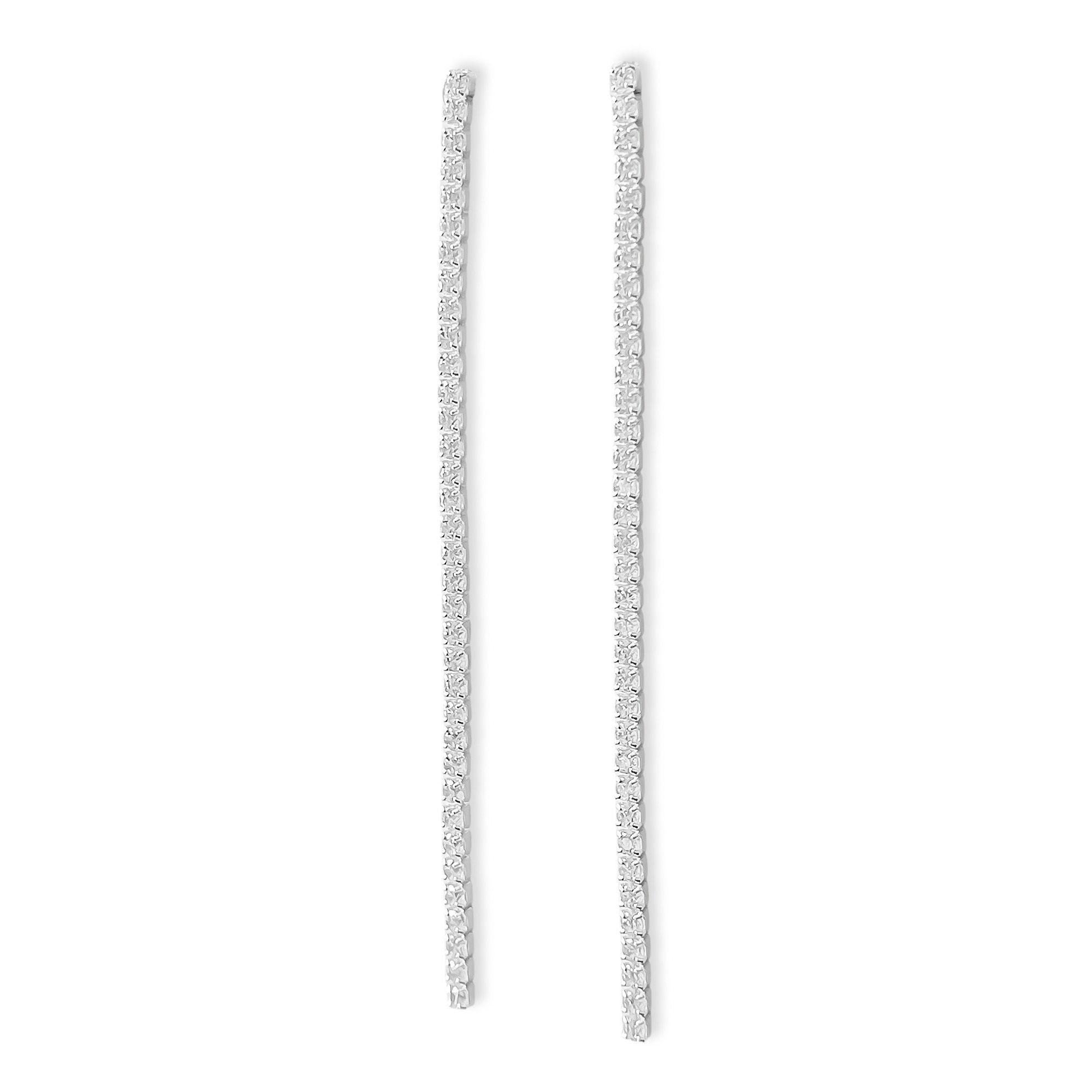 Aros Daria Cintillo Circones Blancos Plata Fina 925-0