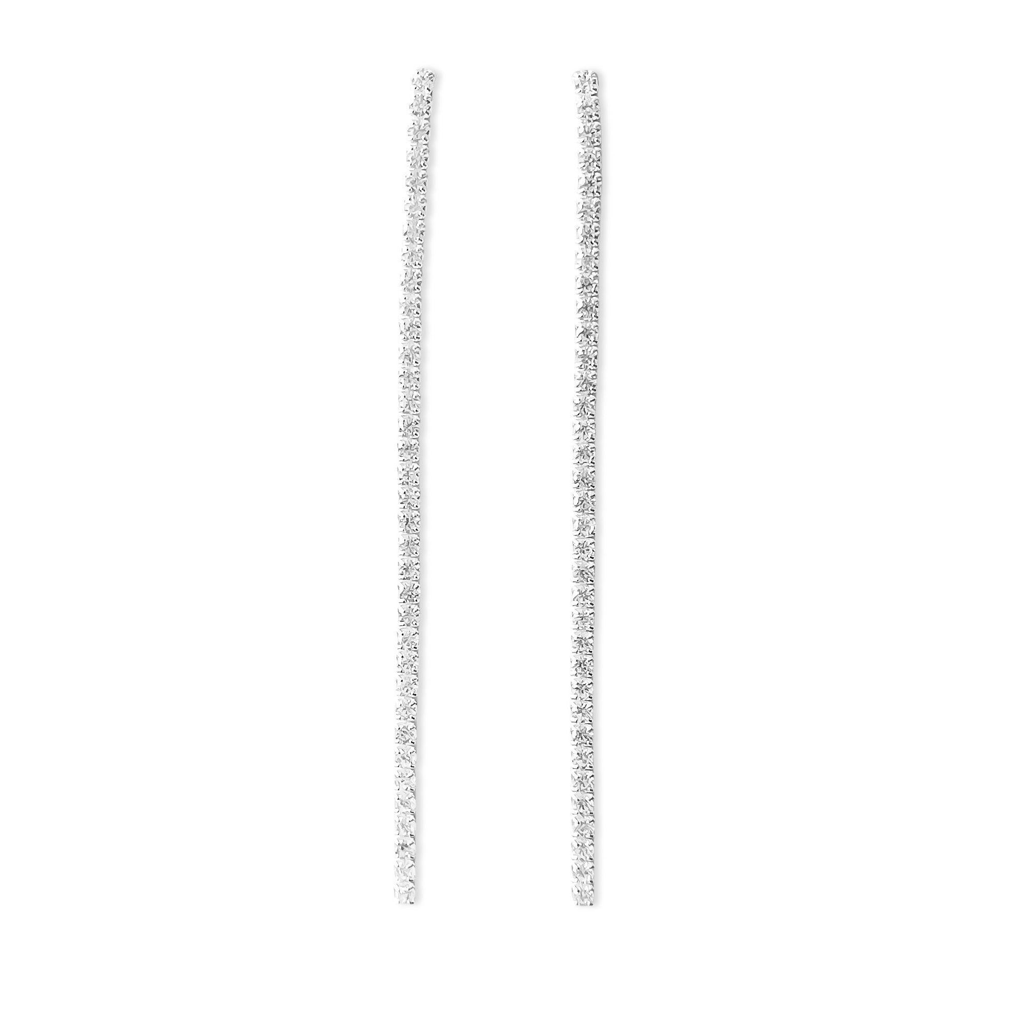Aros Daria Cintillo Circones Blancos Plata Fina 925-1