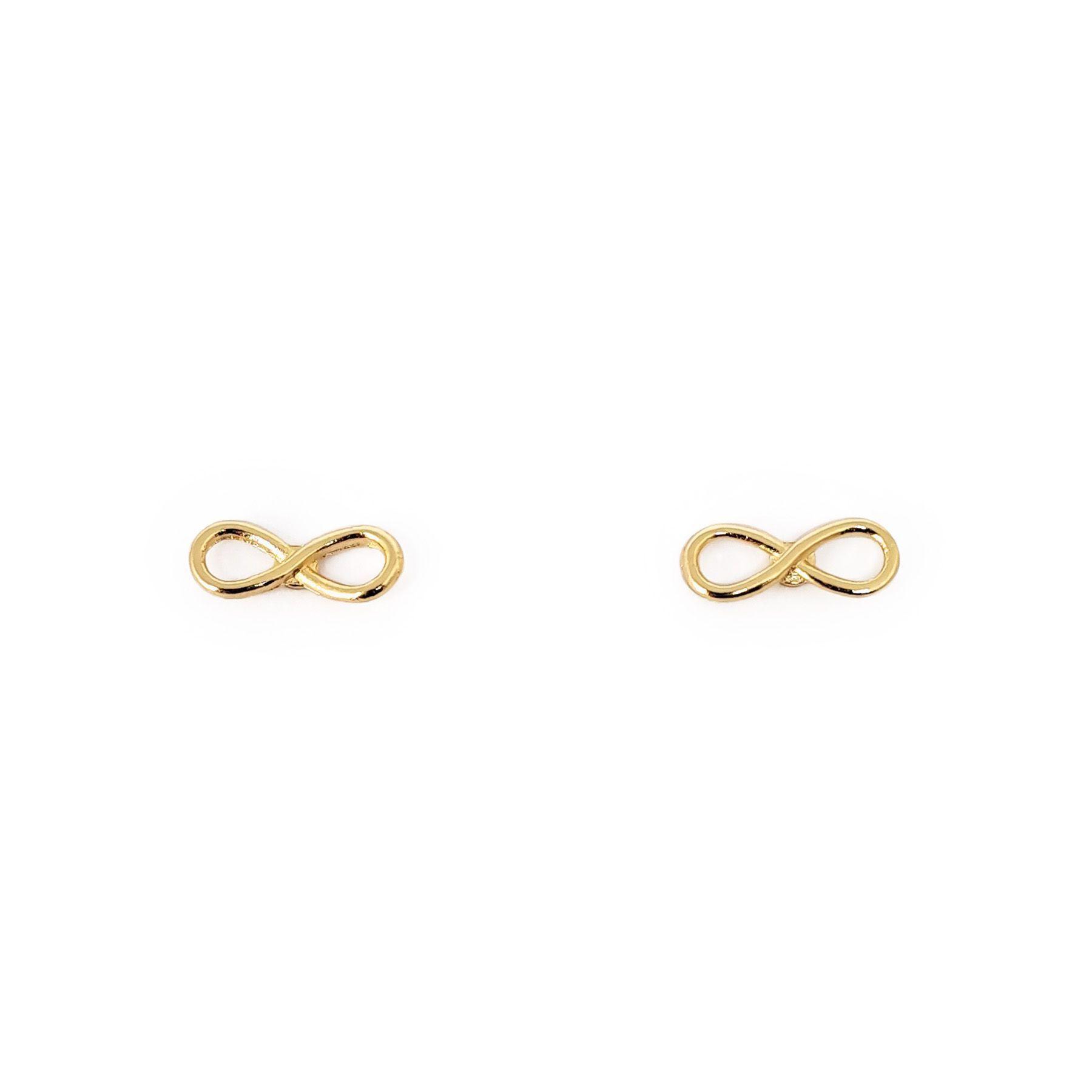 Aros Infinito Chico Enchapado Oro 18K-2