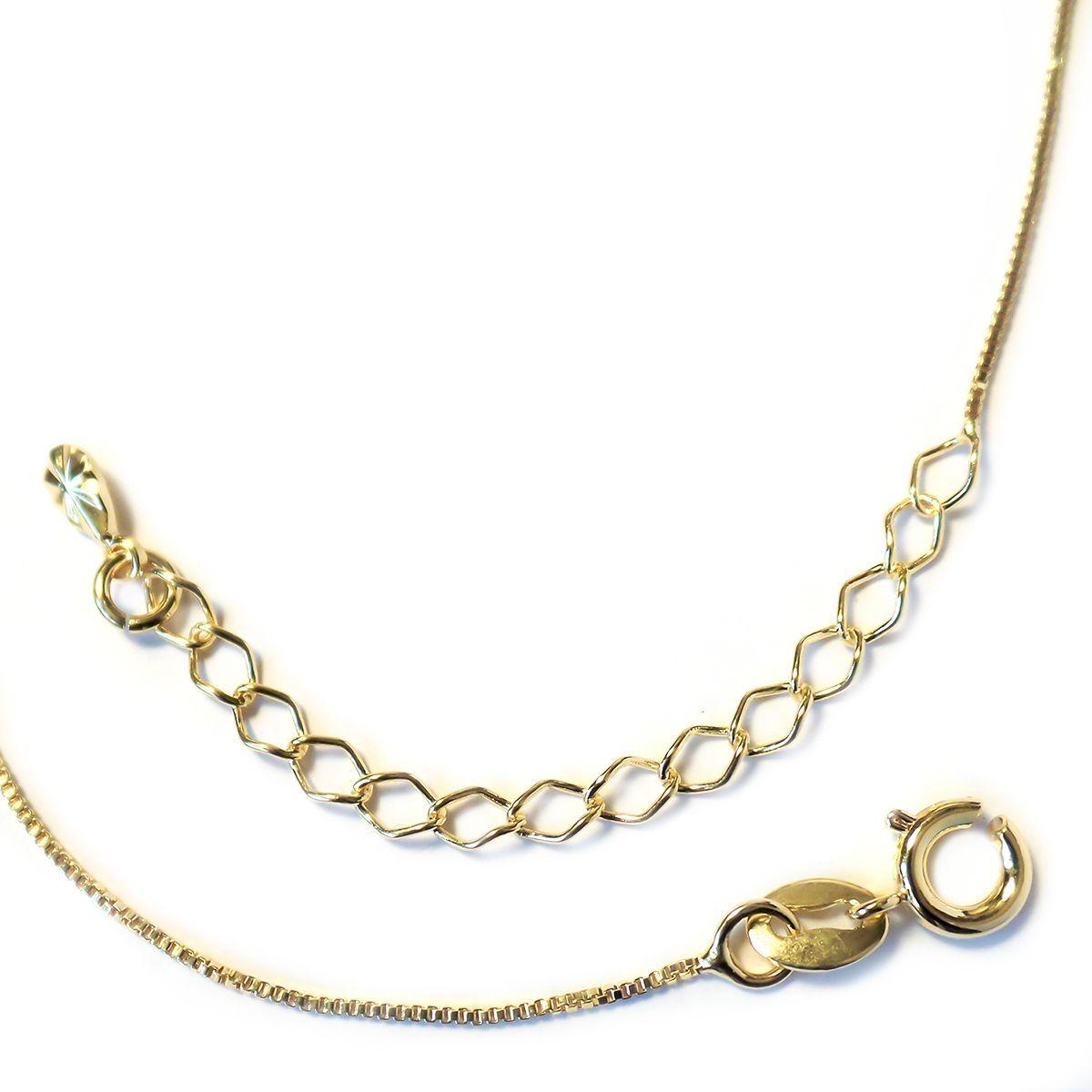 Collar Punto De Luz Circón 4mm Enchapado Oro 18K-2