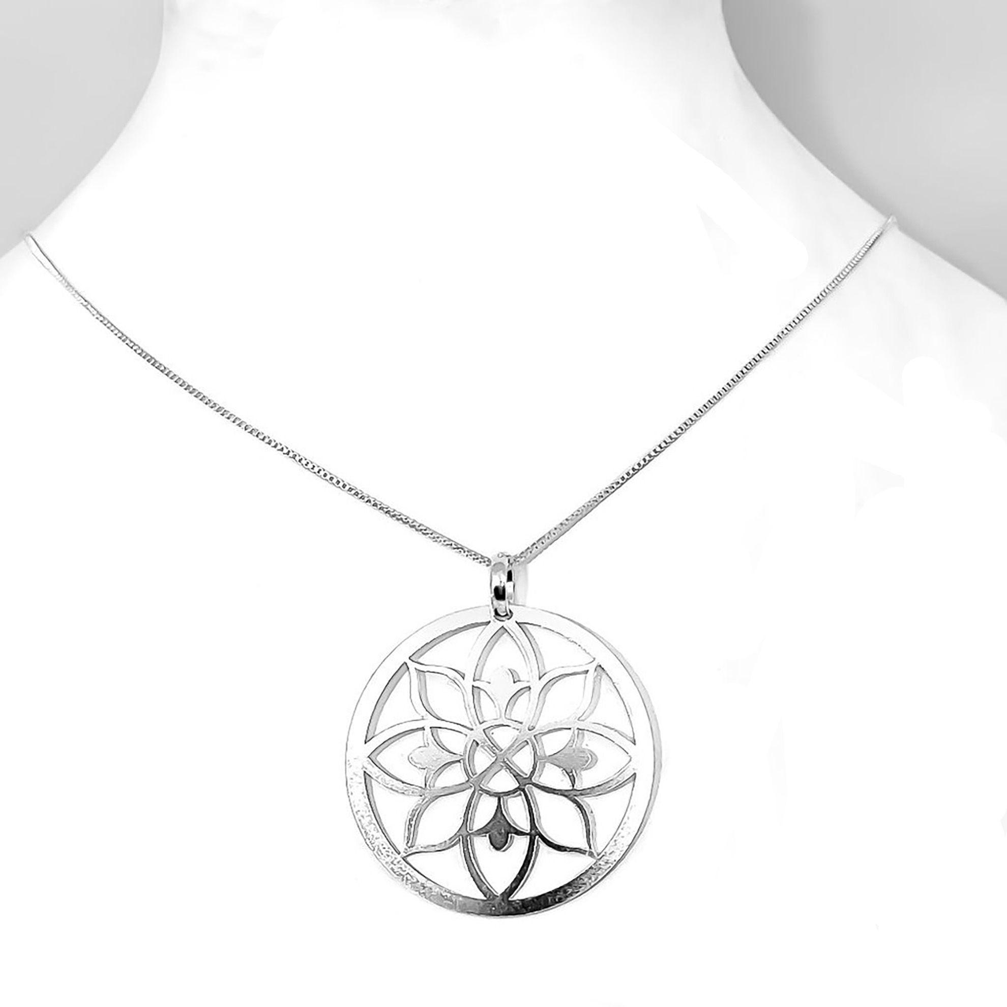 Collar Flor de la Vida Plata Fina 925-0