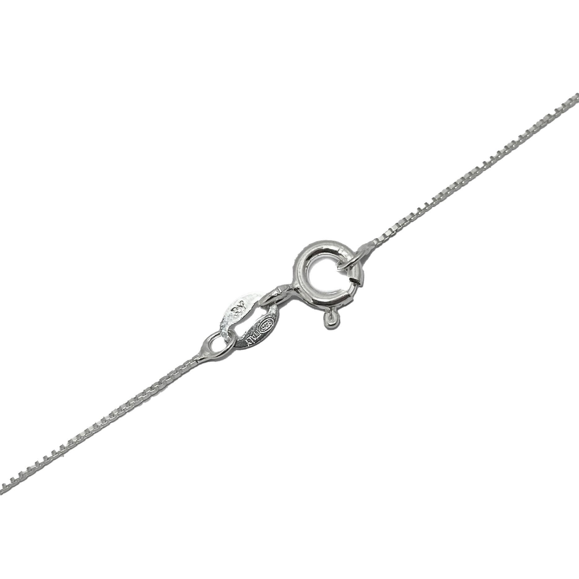 Collar Colibrí Circón Azul Plata Fina 925-2