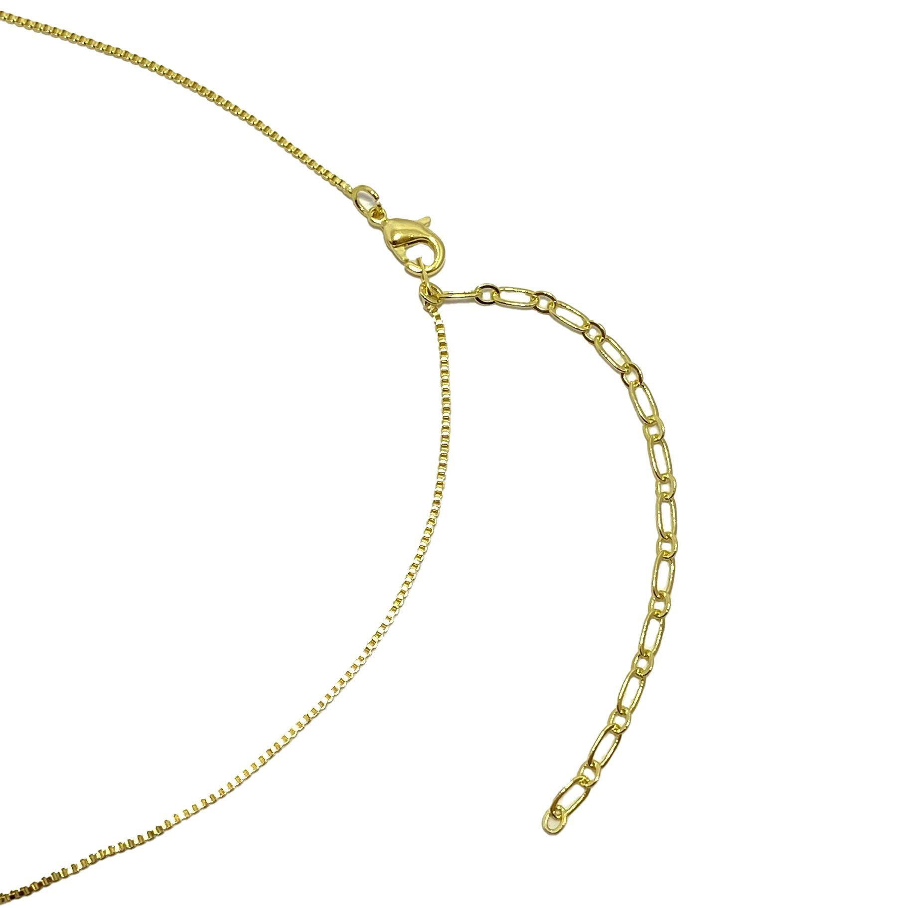 Collar Colibrí Circón Enchapado Oro 18K-2