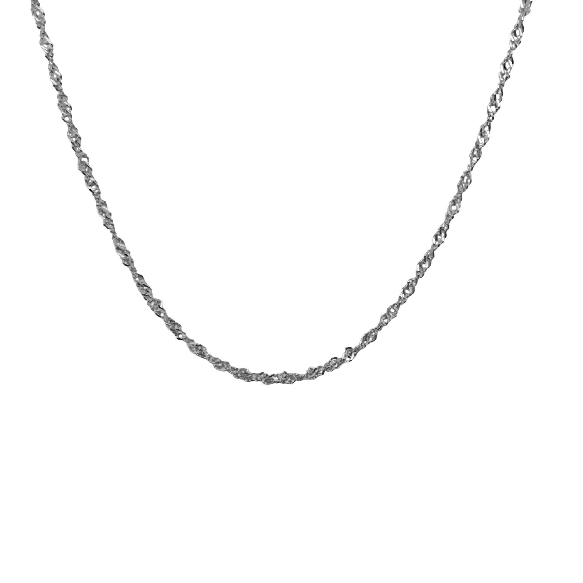 Cadena Singapur 70cm Plata Fina 925-3