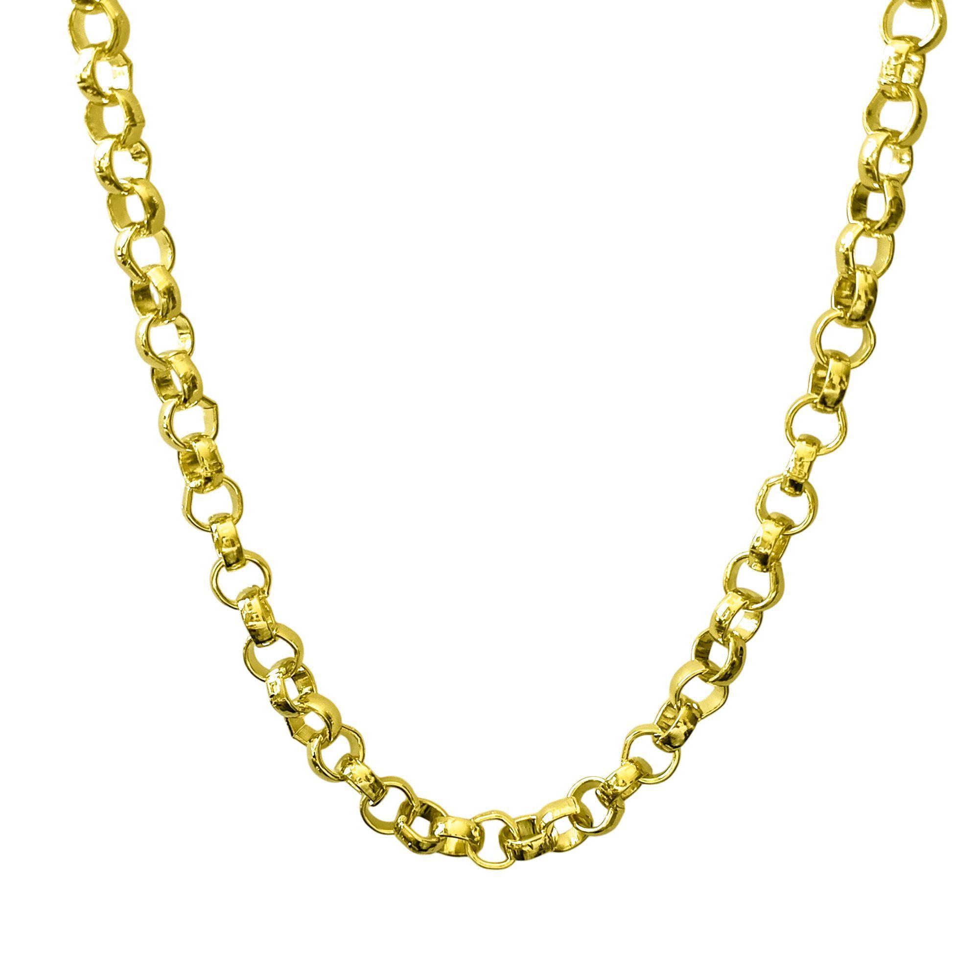Cadena Rolo Enchapado Oro 18K -0